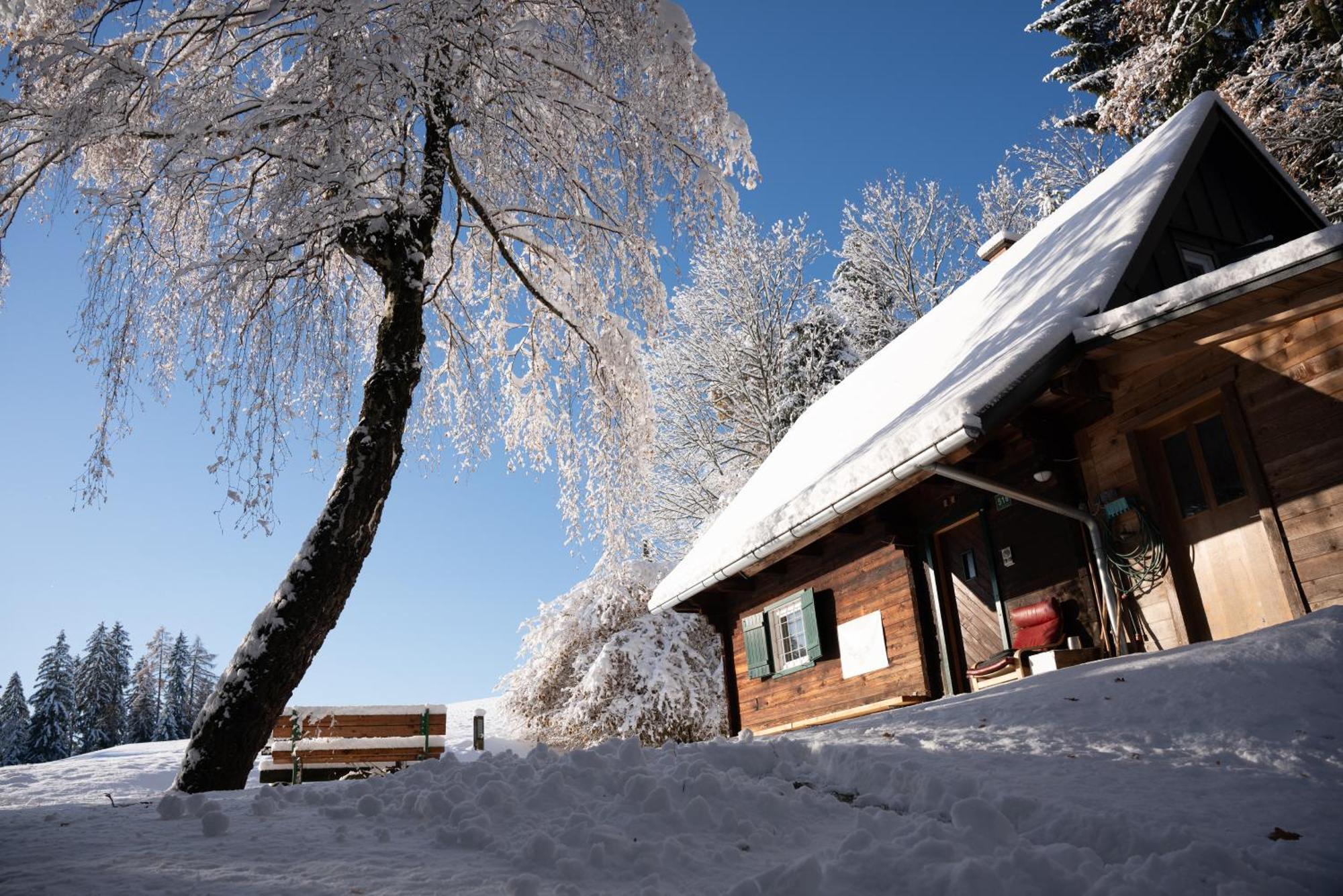 Gregor'S Ferienhaus Im Wald Edelschrott Exterior foto